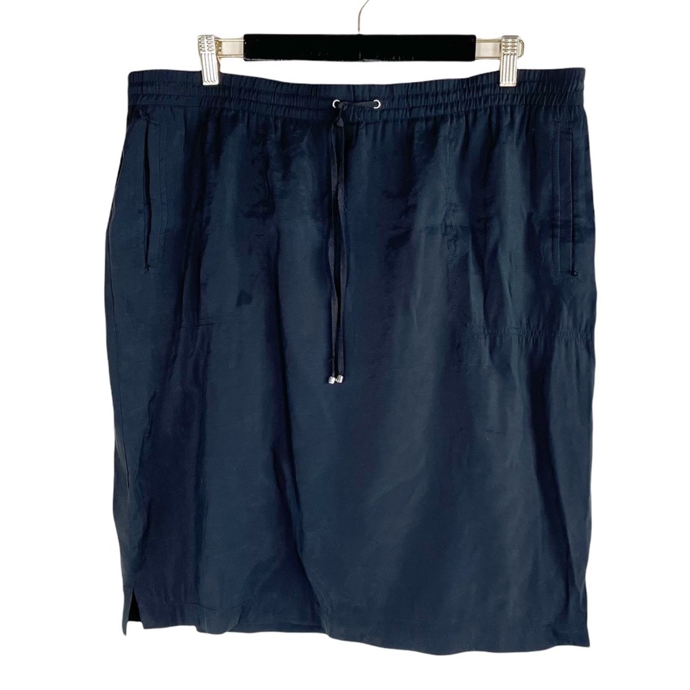 Jones New York Black Tie Waist Skirt